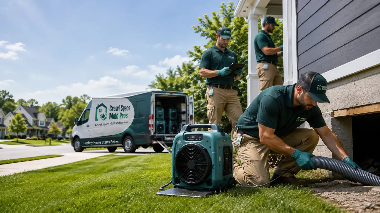 Crawl Space Mold Removal in Milton, DE